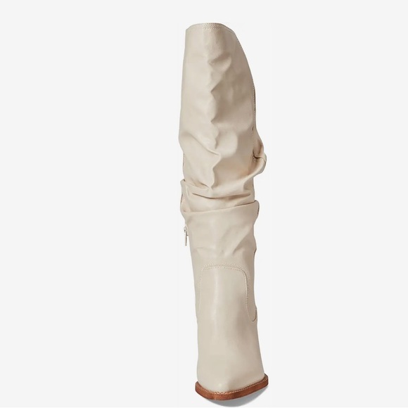 NEW $150 Zodiac Riau Birch Beige Slouchy Heel boot women size 7 - Picture 2 of 9